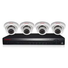 Honeywell 4 Channel NVR Unit with 2TB Hard Drive and 4 x 2.1MP Dome Cameras 