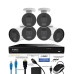 IVSEC PRO 8MP 4K PRO-AI 2TB 8CH 6x880B Cam 25fps Sony Starvis NVR CCTV Security System (8x6)