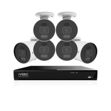 IVSEC PRO 8MP 4K PRO-AI 2TB 8CH 6x880B Cam 25fps Sony Starvis NVR CCTV Security System (8x6)