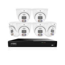 IVSEC PRO 8MP 4K PRO-AI 2TB 8CH 6x850D Cam 25fps Sony Starvis NVR CCTV Security System (8x6)