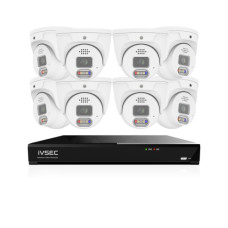 IVSEC PRO 8MP 4K PRO-AI 2TB 8CH 8x880D Cam 25fps Sony Starvis NVR CCTV Security System (8x8)