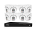 IVSEC PRO 8MP 4K PRO-AI 2TB 8CH 8x880D Cam 25fps Sony Starvis NVR CCTV Security System (8x8)