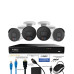 IVSEC 8MP 4K AI 2TB 8CH 4x850B Bullet Cameras UHD NVR CCTV Security System (8x4)