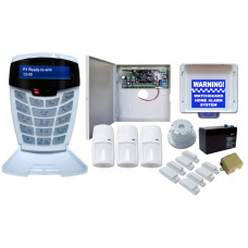 Complete 8 Zone Alarm System Expandable to 64 Monitored Zones
