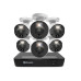 Swann Enforcer™ 8 Ch 6 Red & Blue Flashing Lights Camera 4K Ultra HD NVR with 2TB HDD Security System