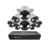 Swann 16 Channel Security System: 4K Ultra HD NVR-8580 with 2TB HDD & 8 x 4K Thermal Sensing Bullet Cameras NHD-887MSFB