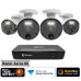 Swann 8 Channel Security System: 4K Super HD NVR-8580 with 2TB HDD & 4 x 4K Upscale NHD-875WLB Bullet Cameras