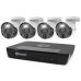 Swann 8 Channel Security System: 4K Super HD NVR-8580 with 2TB HDD & 4 x 4K Upscale NHD-875WLB Bullet Cameras