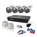 Swann 8 Channel Security System: 4K Super HD NVR-8580 with 2TB HDD & 4 x 4K Upscale NHD-875WLB Bullet Cameras