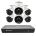 Swann 8 Channel Security System: 4K Super HD NVR-8580 with 2TB HDD & 6 x 4K NHD-887MSB True Detect Bullet Cameras