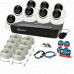 Swann 8 Channel Security System: 4K Super HD NVR-8580 with 2TB HDD & 8 x 4K NHD-888MSD True Detect Dome Cameras
