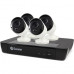 Swann 8 Channel Security System: 4K Super HD NVR-8580 with 2TB HDD & 4 x 4K NHD-887MSB True Detect Bullet Cameras