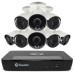  Swann 8 Channel Security System: 4K Super HD NVR-8580 with 2TB HDD & 8 x 4K NHD-887MSB True Detect Bullet Cameras