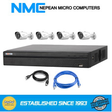 Watchguard 8 Channel 4.0 Megapixel NVR 2TB Hard Drive Kit with 4 x 4.0MP Fixed Bullet Security Cameras